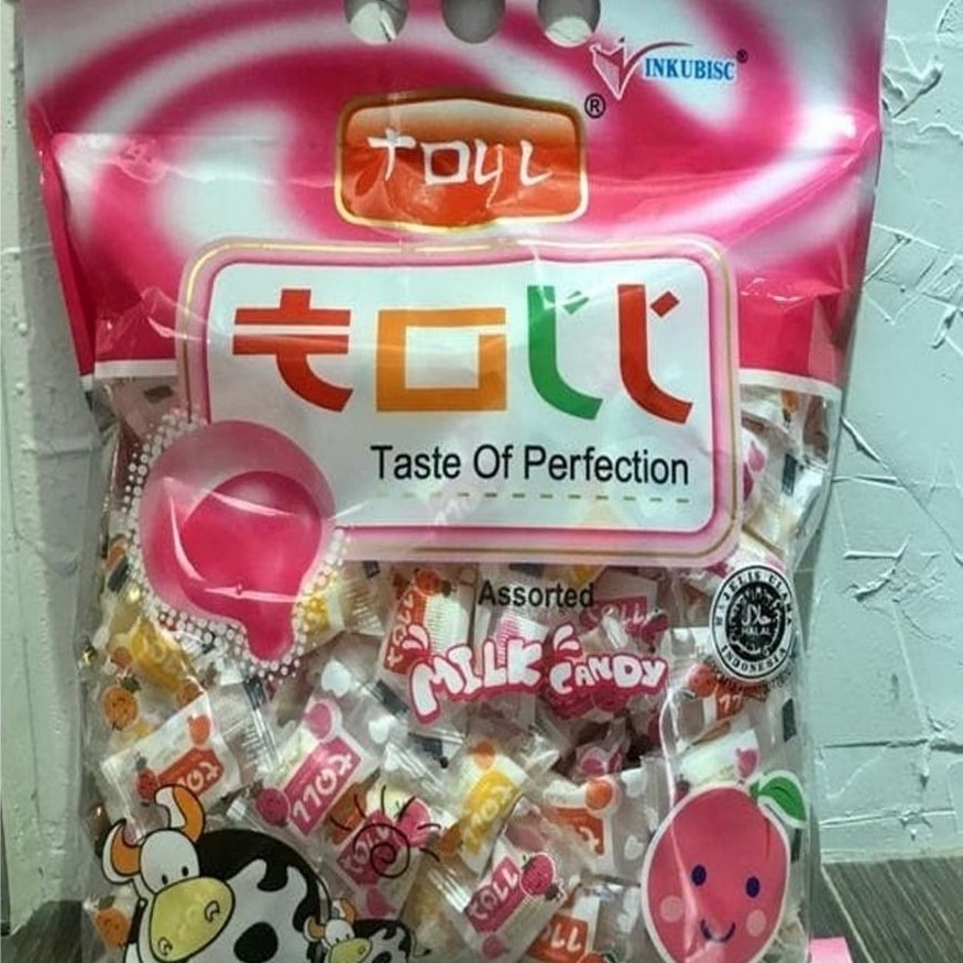 Inkubisc Permen Toll Assorted Milk Candy 500gr | Permen Susu Rasa Buah