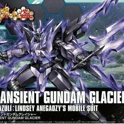 Bandai HG 1/144 Transient Gundam Glacier include stand base