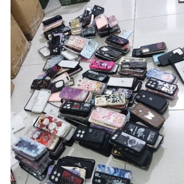 PAKET USAHA(500), CASING HP 500pcs android dan iPhone, TIPE&MOTIF random