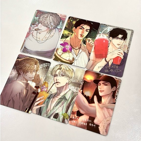 Lezhin Summer boomtoon in thailand AR photocard Official BL Photocard