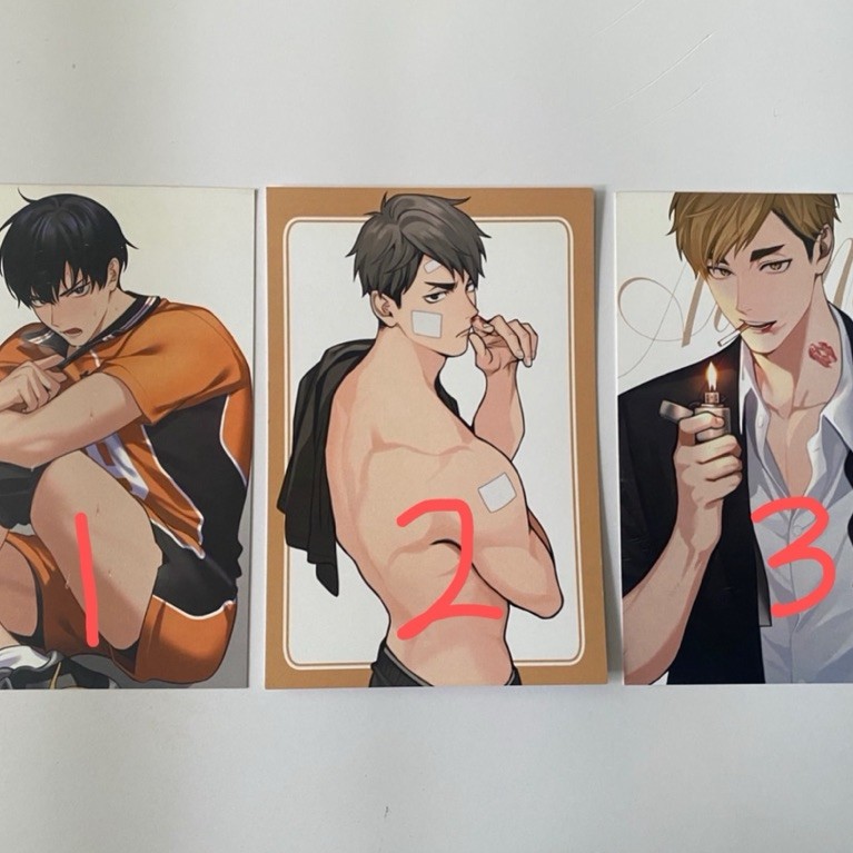 Unofficial Merch Haikyu Postcard by onegingek