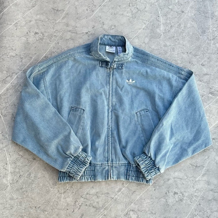 Adidas China DENIM CROP Jacket