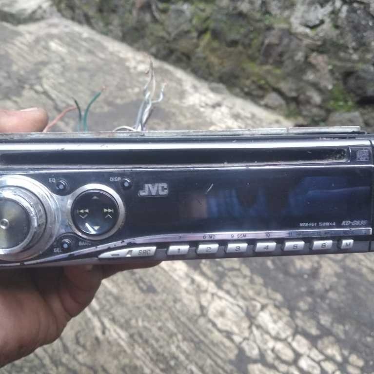 Tep Tape Mobil Merek JVC suara normal radio dan usb min cd mp3 off Copotan Second