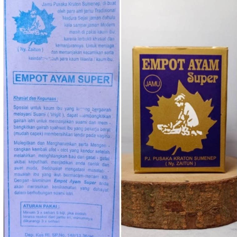 Jamu Empot Ayam Super Asli Ny. Zaitun