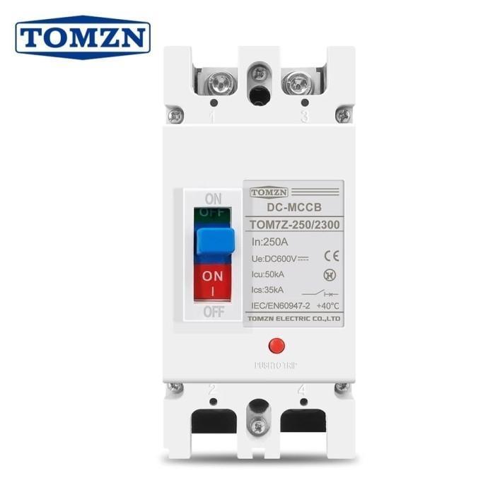 MCCB 2P DC 600V DC Perlindungan Kelebihan Beban Pemutus Sirkuit PV - 150A