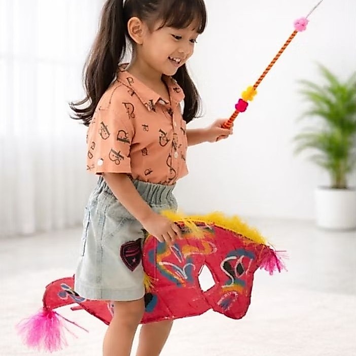 kuda lumping anak sd mainan anak jaranan jaranan cambuk pecut bopo