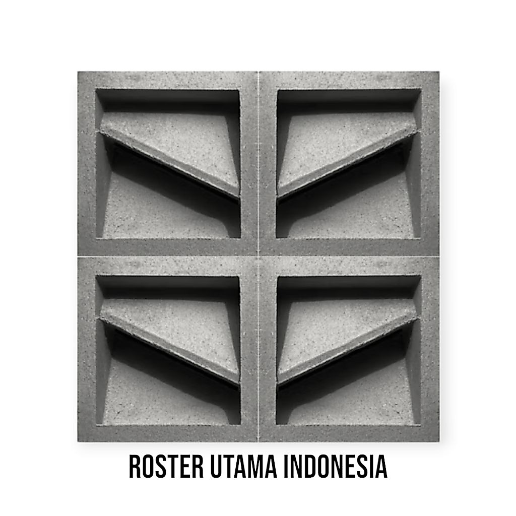 ROSTER UTAMA INDONESIA - Roster Beton Minimalis - Loster Semen, Model Best Seller, Ukuran 20 x 20 | 