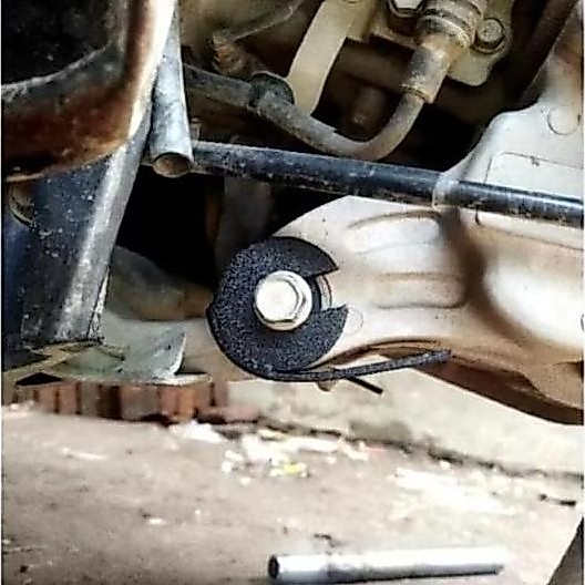 Cover Pelindung Swing Arm Engine Mounting Matic Vario, Beat, Scoopy, Genio, Nmax, Aerox Bahan Besi A