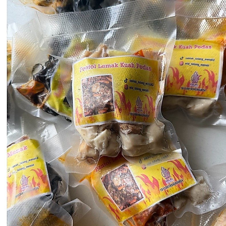 PENTOL LEMAK KUAH PEDAS FROZEN TULANG MENAK