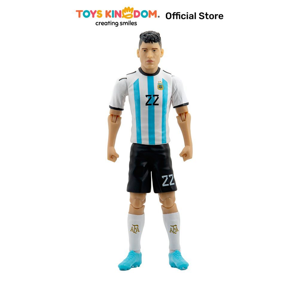 Toys Kingdom Top Gear Banbo Sockers Action Figure Lautaro Martinez Argentina 20 cm - Putih/Biru Figu