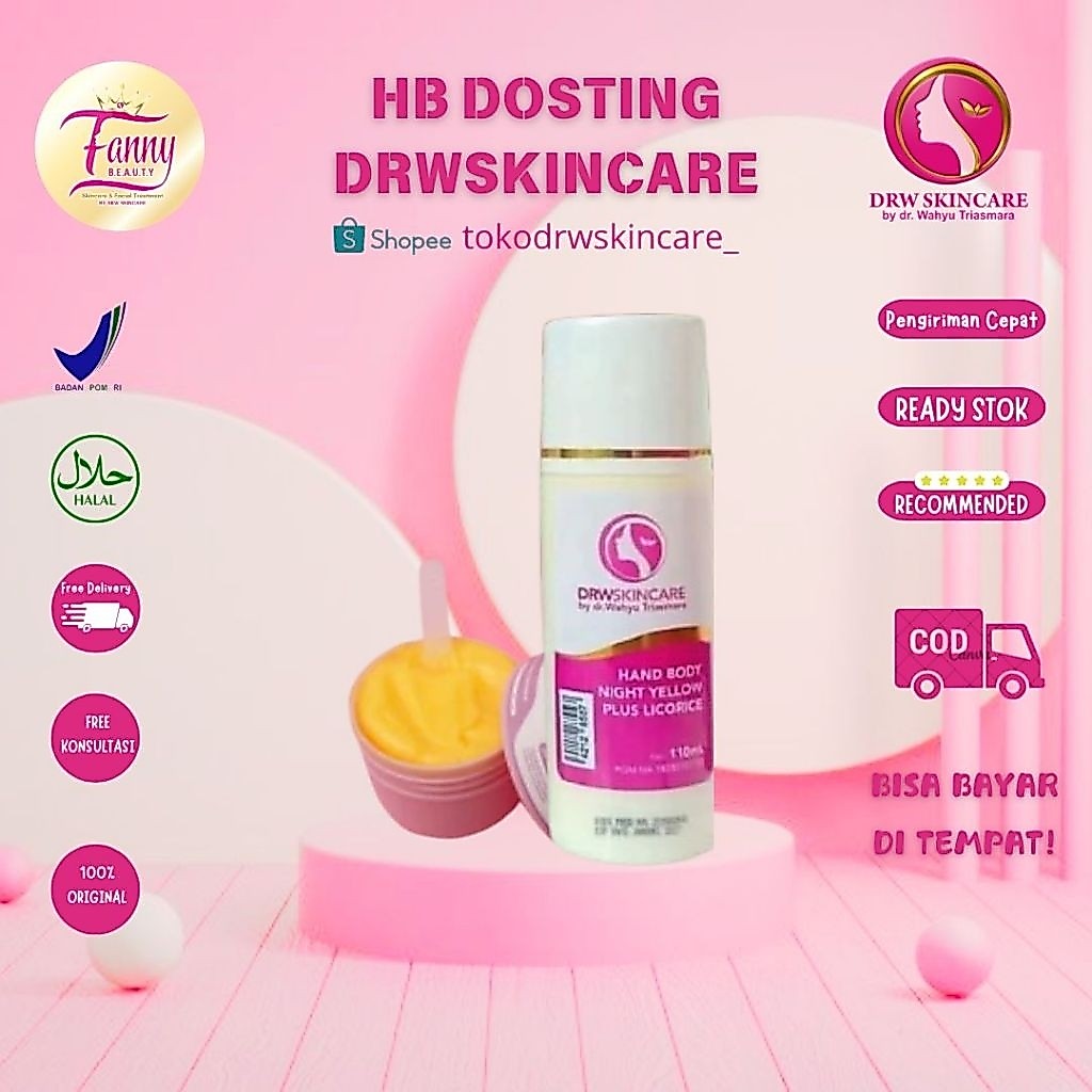 DRW Skincare Handbody Night Yellow plus Licorice / HB Dosting 75gr