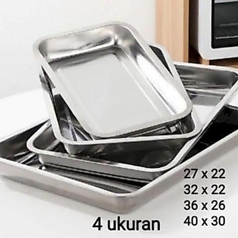 Whynot99- Baki Stainless 36 X 27 Nampan Lodor Prasmanan