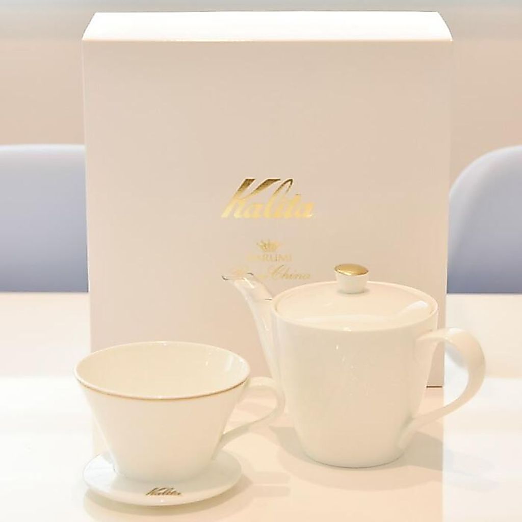 [PO] KalitaxNarumi Bone China Dripper and Pot BGR [WAJIB TANYAKAN STOCK SEBELUM MEMBELI]