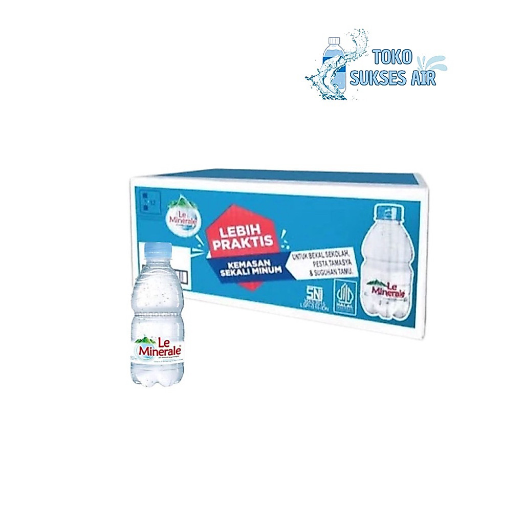 LE MINERALE 330ML MINI - AIR MINERAL BOTOL KECIL 1 DUS (24)
