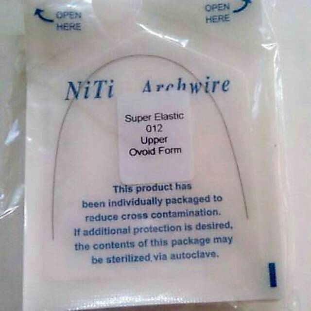 Kawat Niti, Behel Perawatan gigi, Eceran