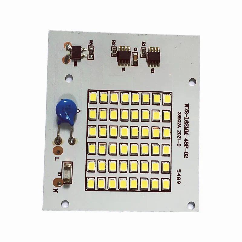 Modul Lampu Sorot LED COB CHIP 10w/20w/30w/50w/100W berkualitas tinggi SMD2835 LED AC175-265V Lampu 