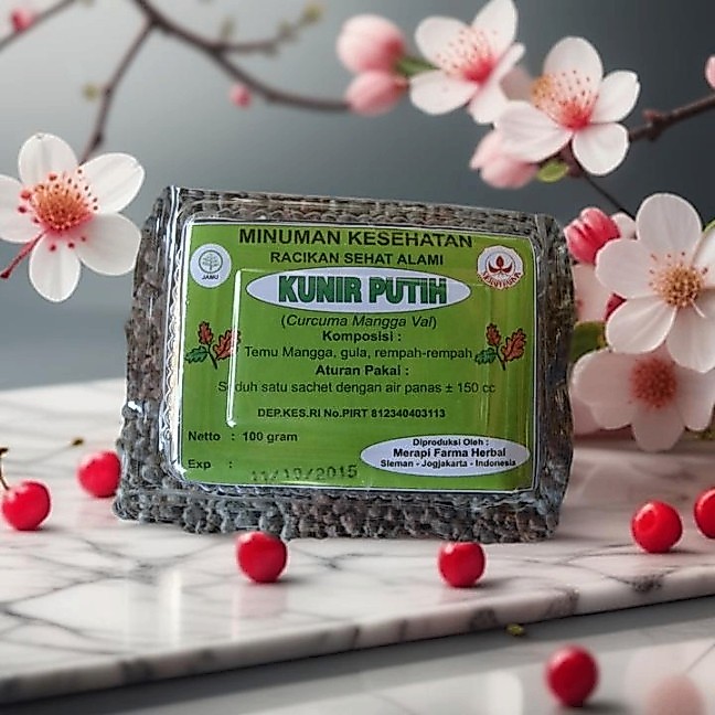 KUNIR PUTIH - MINUMAN KESEHATAN KUNIR PUTIH SIAP SEDUH