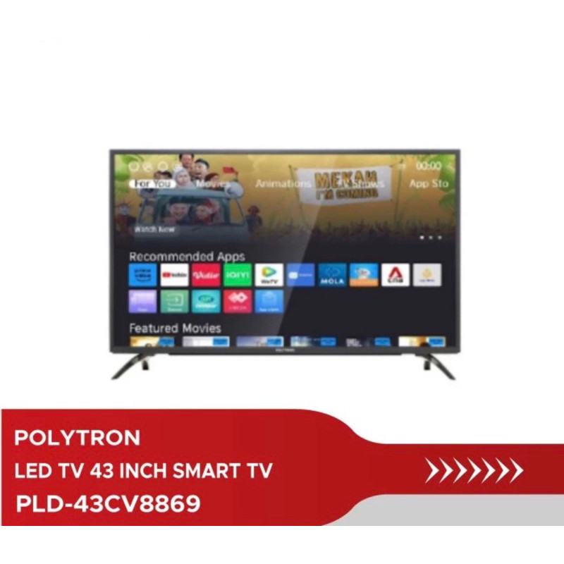 TV LED POLYTRON SMART TV YOUTUBE TV POLYTRON 43 INCH SMART TV YOUTUBE