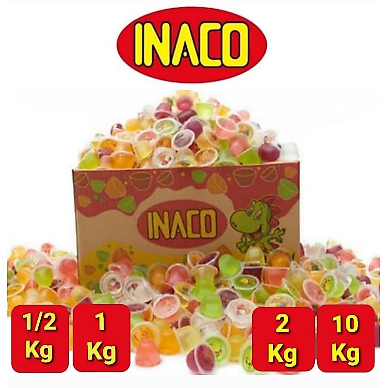 Inaco Kiloan - Inaco Jelly - Inaco Mini Jelly - Inaco Mini Pudding - Inaco 1Kg - inaco 10Kg