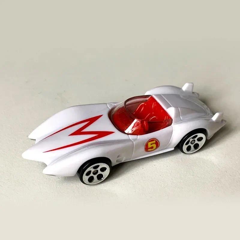 Mobil Sport Skala 1:64 Speed Wheels Racer MACH 5 GO Model Diecast Mobil Mainan Die Cast Alloy Koleks