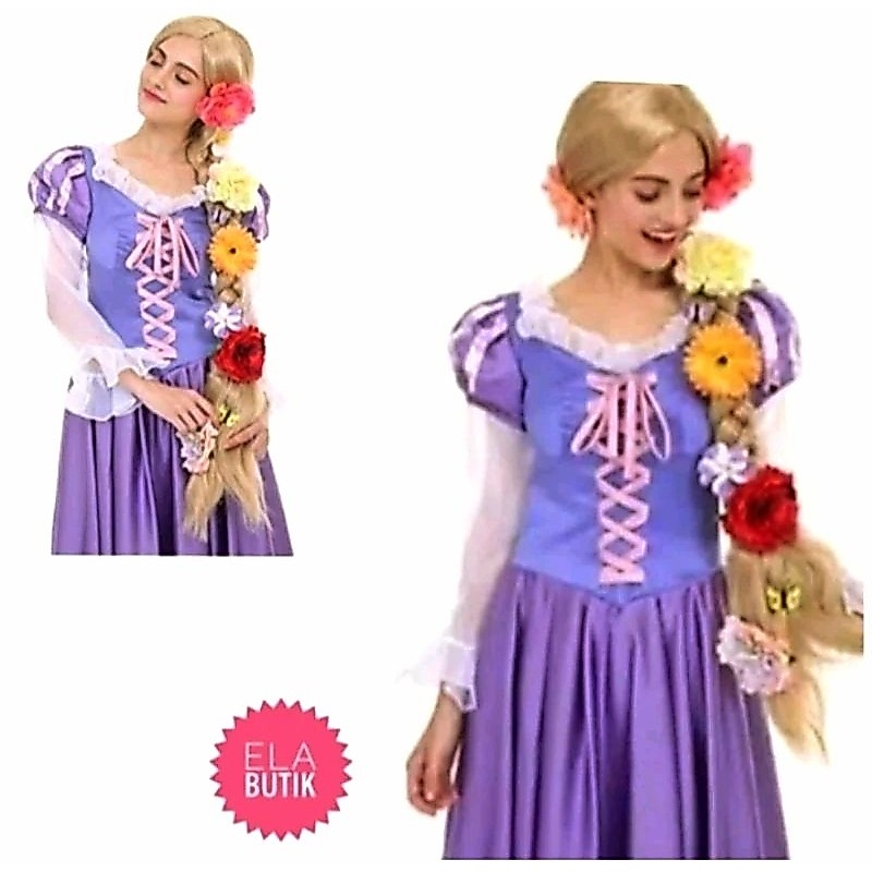 kostum rapunzel-dewasa-princess-kostum halloween