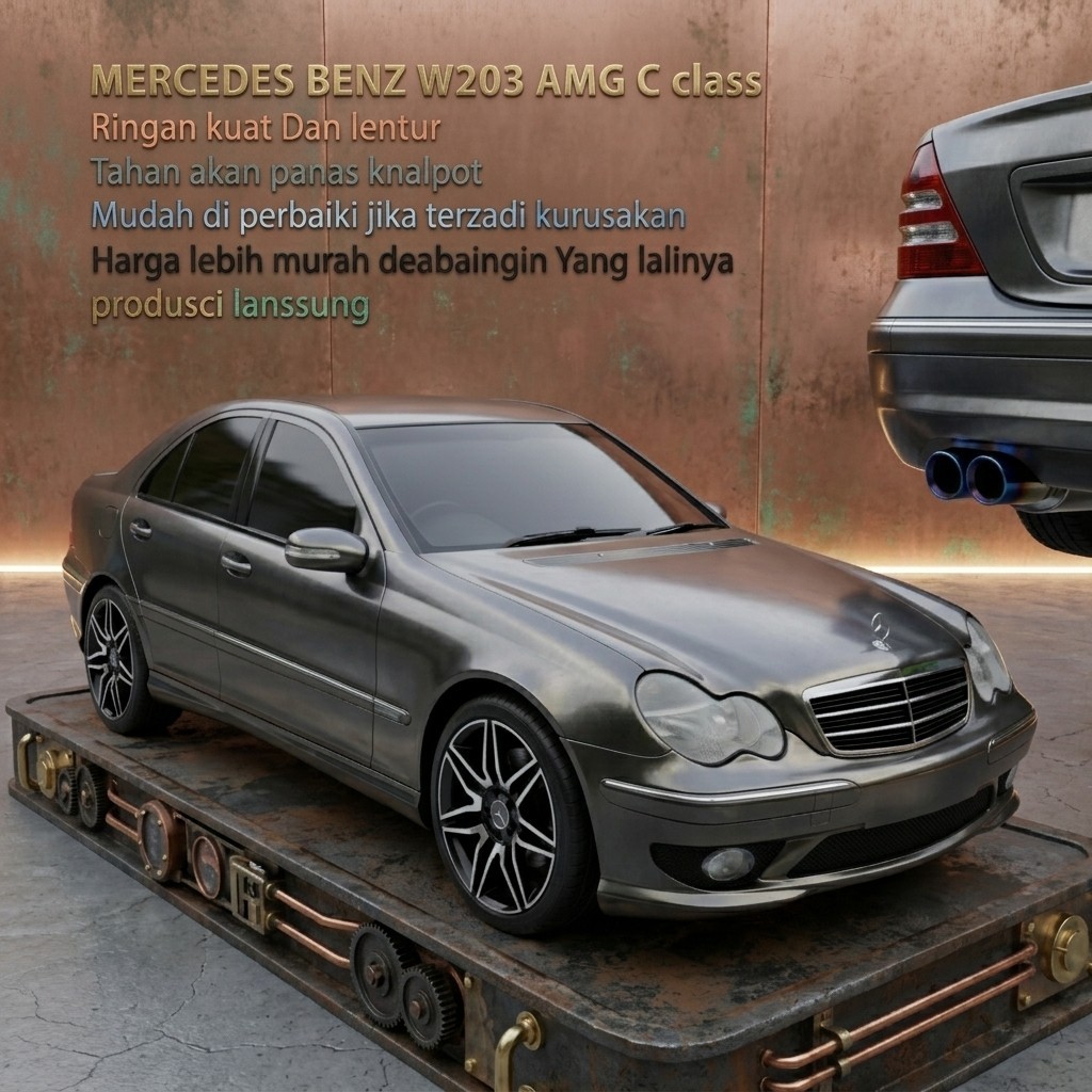 [CICILAN 0%] bumper bemper mercedesbenz merci mercy w203 amg mata kacang AMG C CLASS 2001-2007 BODY 