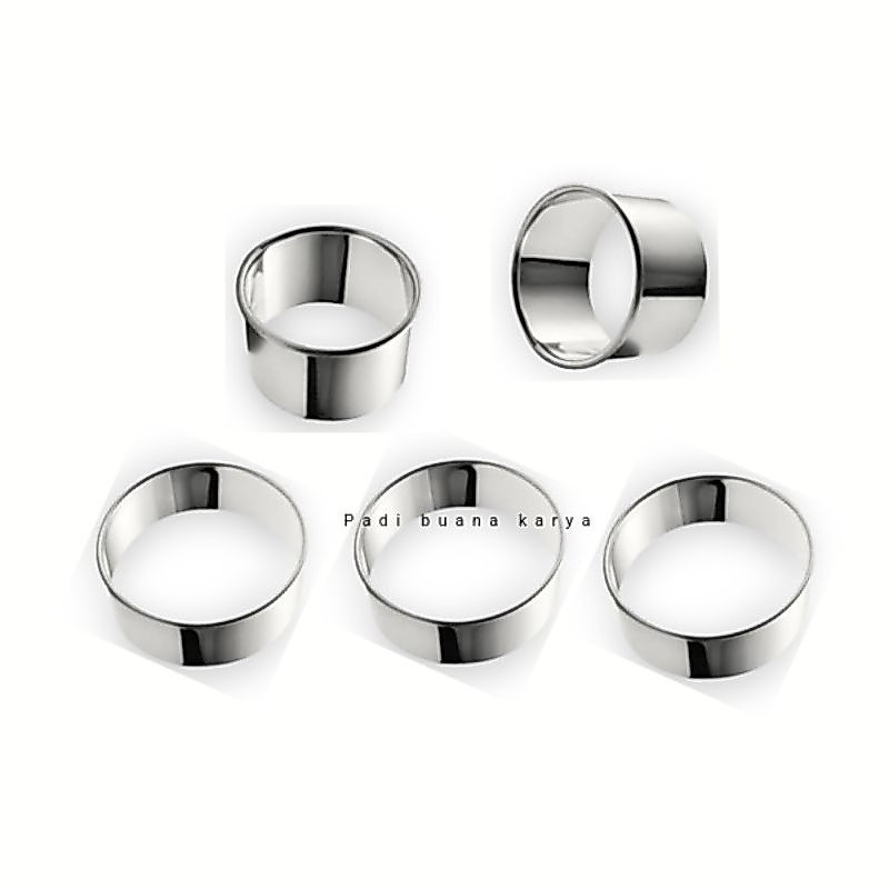 ring cutter bulat stainlees tebal ,Tinggi 4cm, ring burger 6 8 9 10 11 12 donat bomboloni