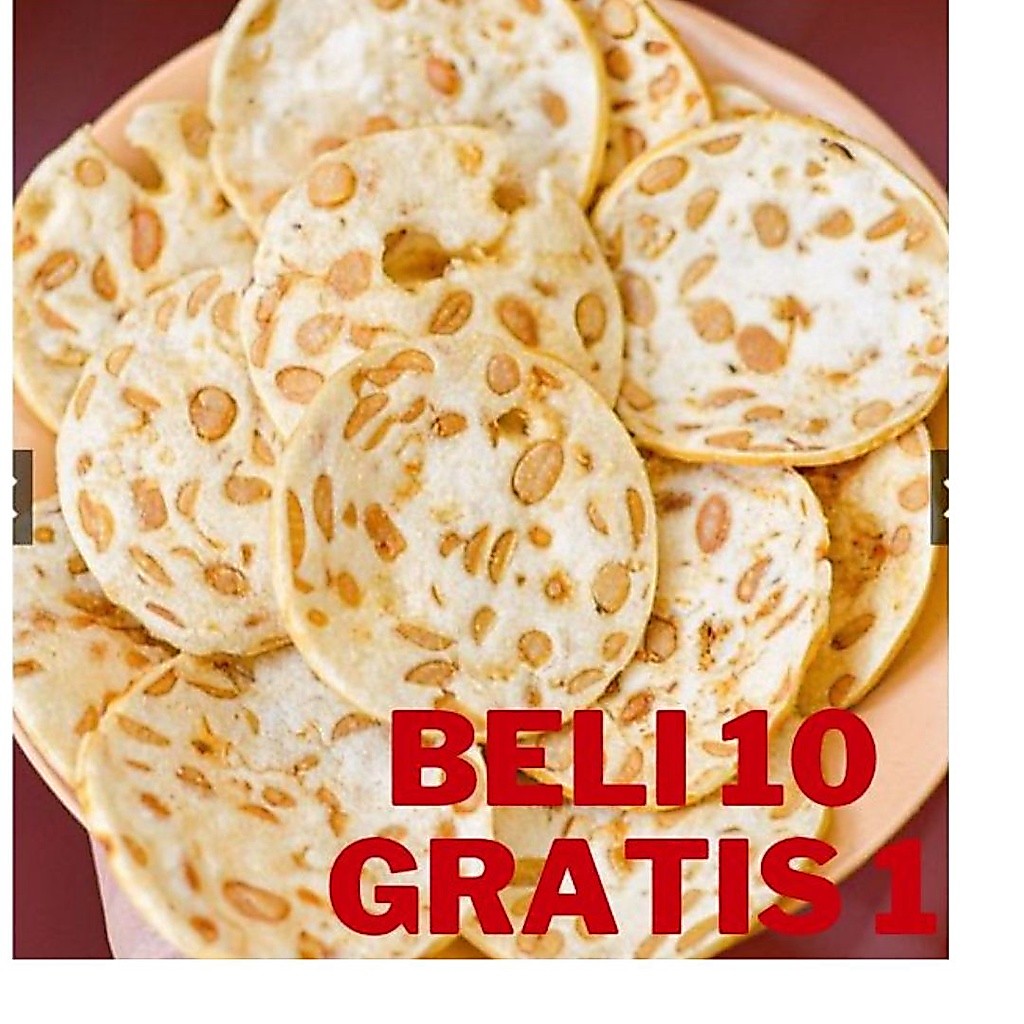 Keripik tempe sagu 100gr Snack Kiloan Keripik Tempe kiloan Gurih