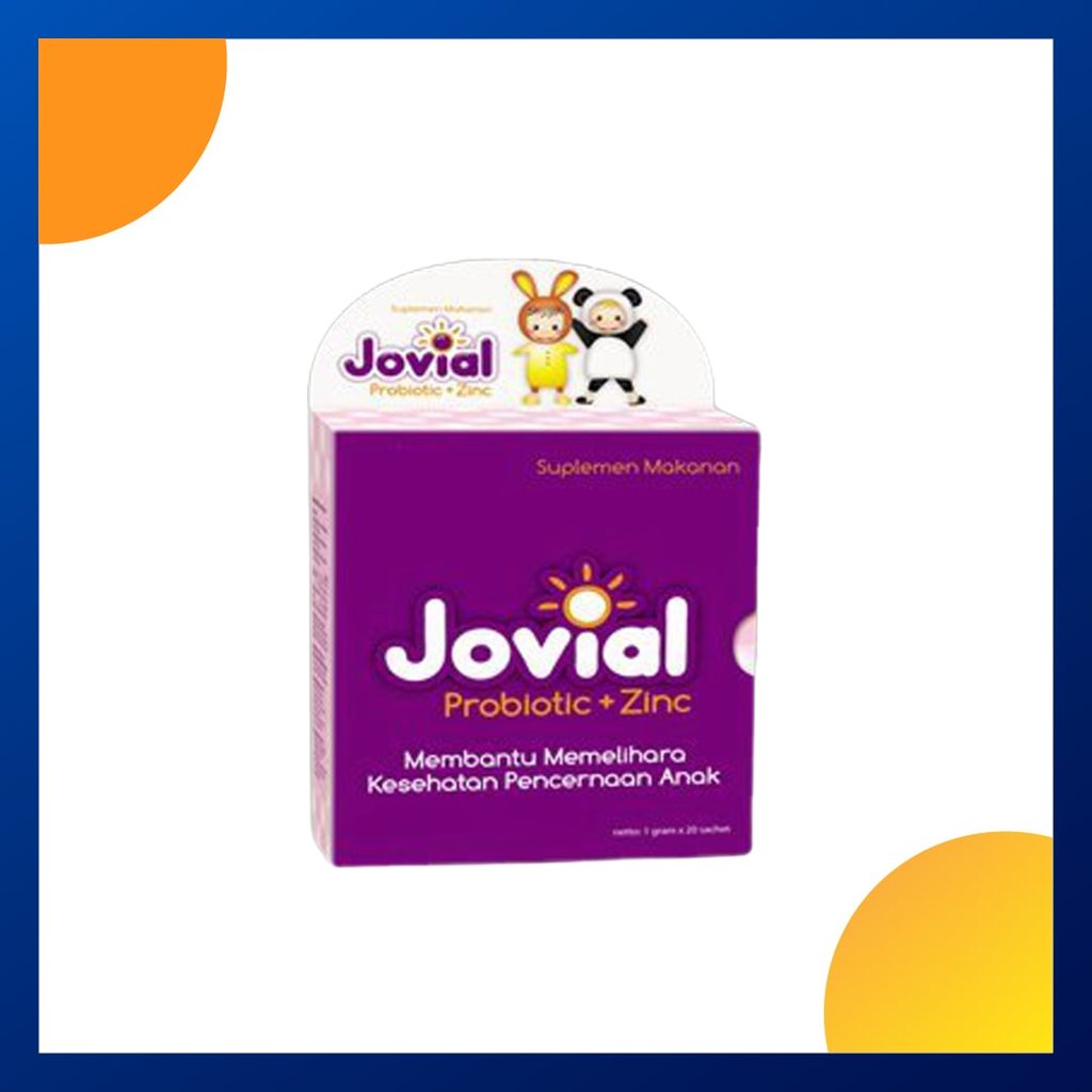 Jovial Probiotic Plus Zinc 1 Gram Box 20 Sachet