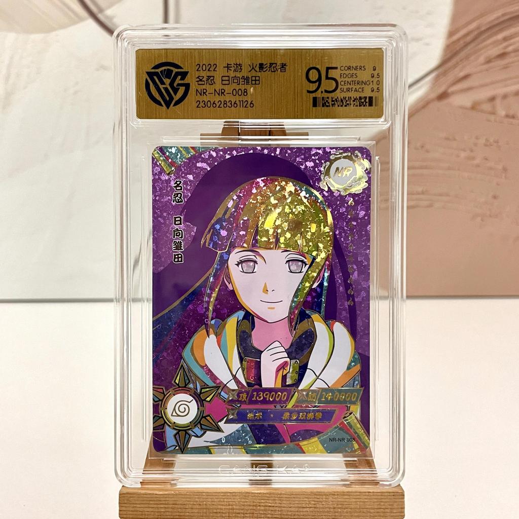KAYOU Kartu Naruto Asli SE BP NR CR SSR PR HR NRCC QR 10 Kartu Peringkat CCG Uzumaki Kartu Koleksi A