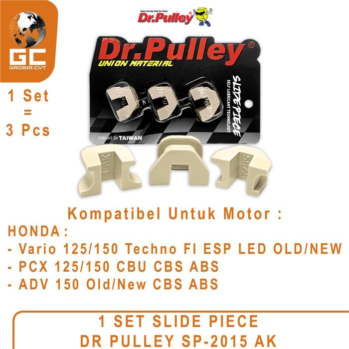 Slide Piece Dr Pulley Vespa Sprint Primavera Iget Liberty 150 cc SP-1917-N Slider - SP-2015-AK