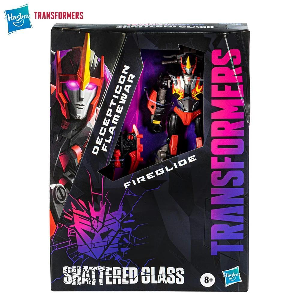[In-Stock] Hasbro Transformers Shattered Glass Collection Flamewar 14cm Deluxe Class Exclusive Anime
