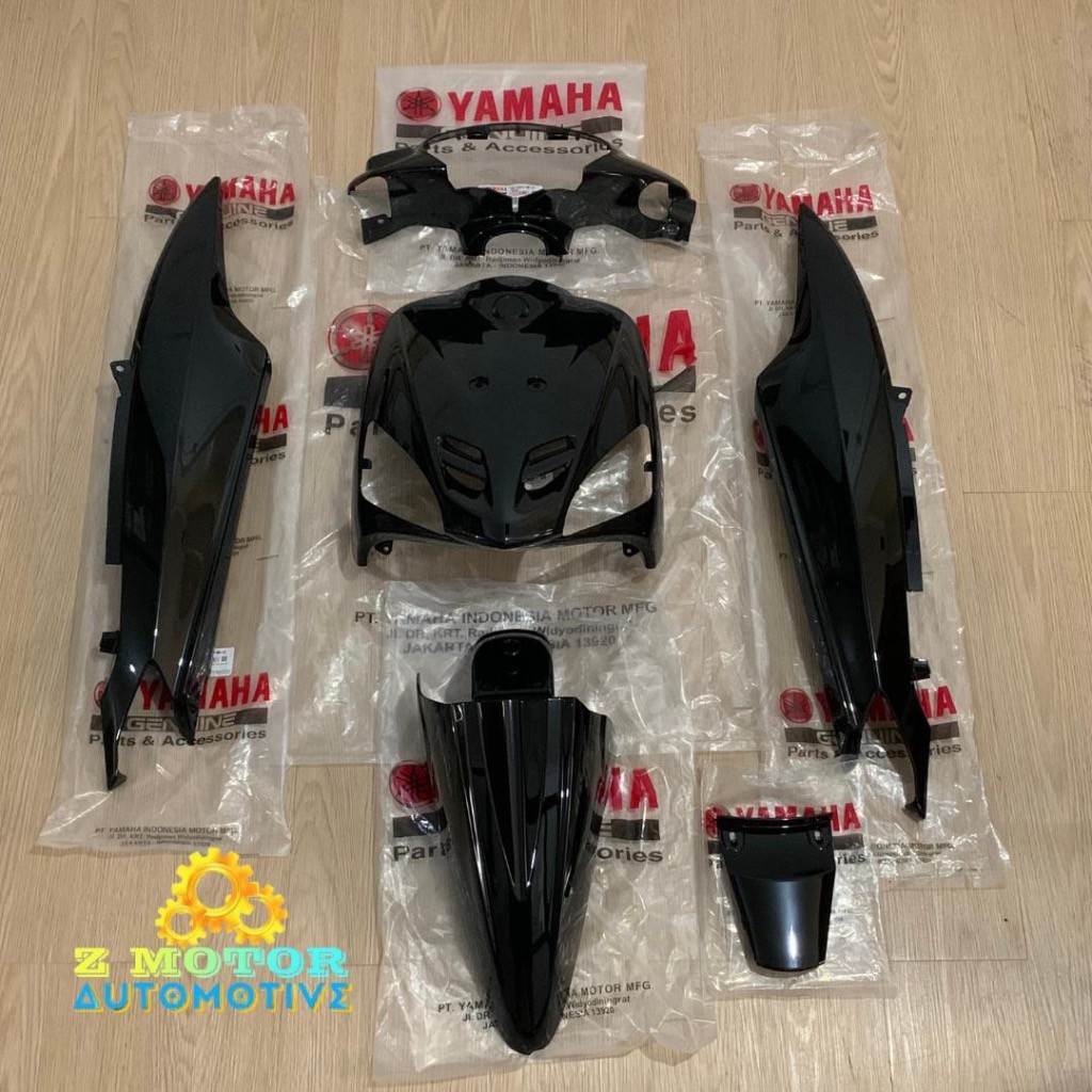 Body Halus Mio Sporty Yamaha Full Set Cover Original Yamaha Genuine Part YGP 5TL Warna Hitam AVS