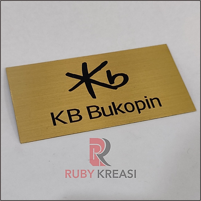 label plat kuningan custom