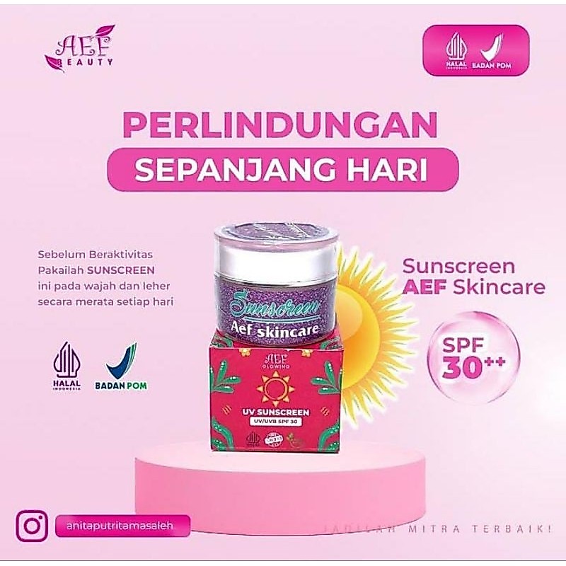 Suncreen AEF Glowing