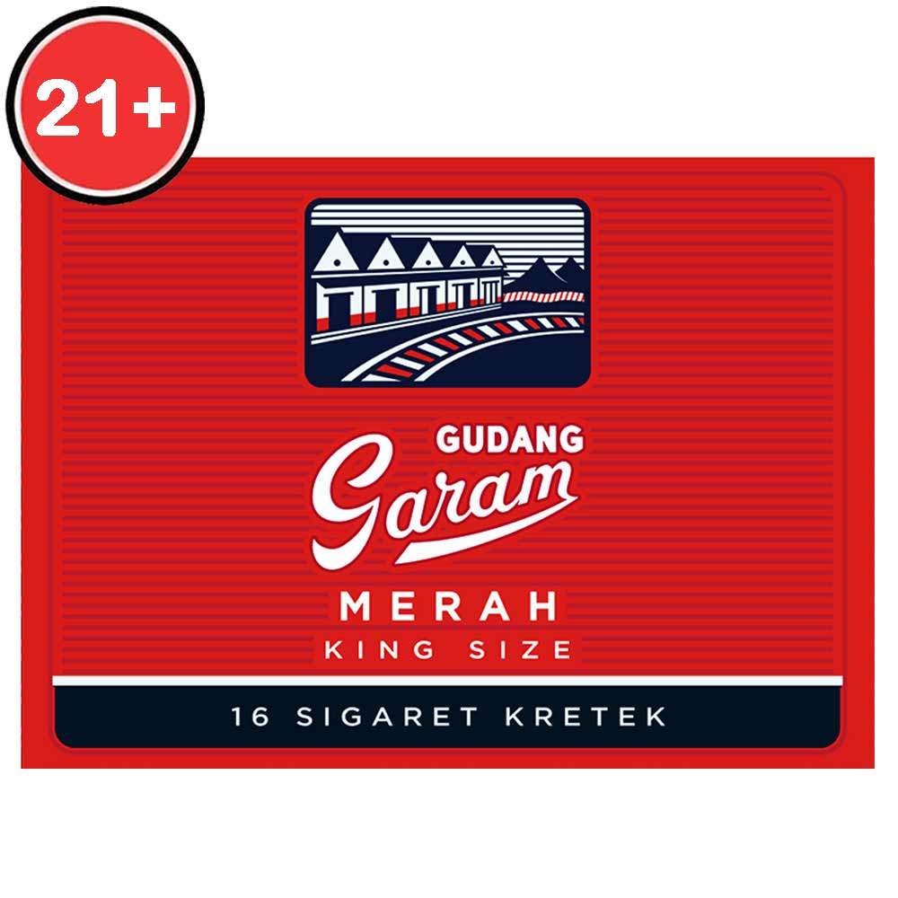 GUDANG GARAM ROKOK KRETEK MERAH   16'S