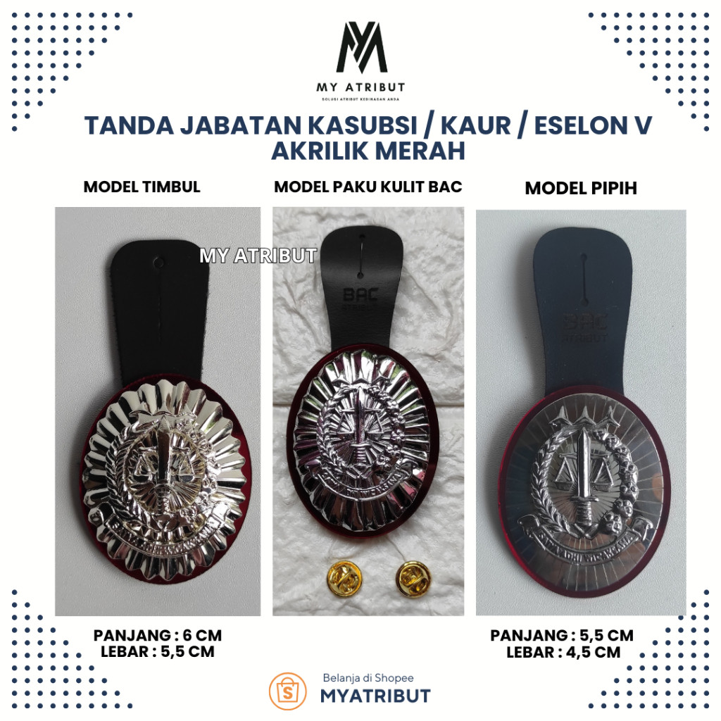 River|| Tanda Jabatan Kasubsi/ Kaur Eselon V