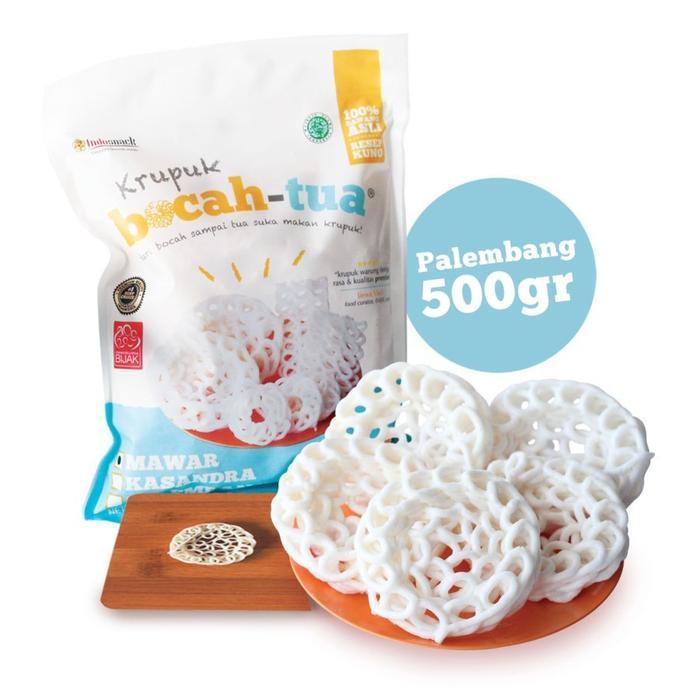 Kerupuk Bocah Tua 500g Kerupuk Mentah Siap Goreng Gluten Free Cocok Sebagai Pendamping Makan - Palem