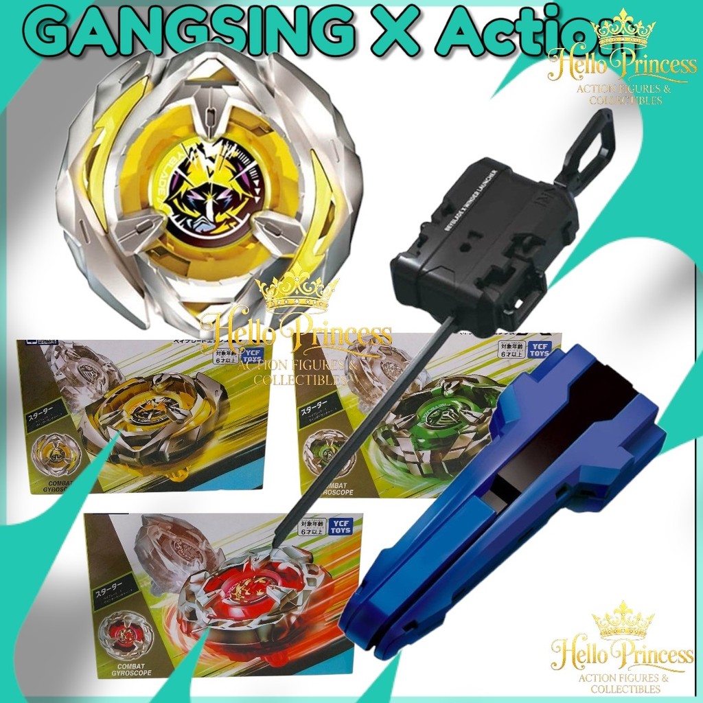 Mainan Gasing Combat Gyroscope X Starter Pack Mainan Gangsing Aduan Seru Anak