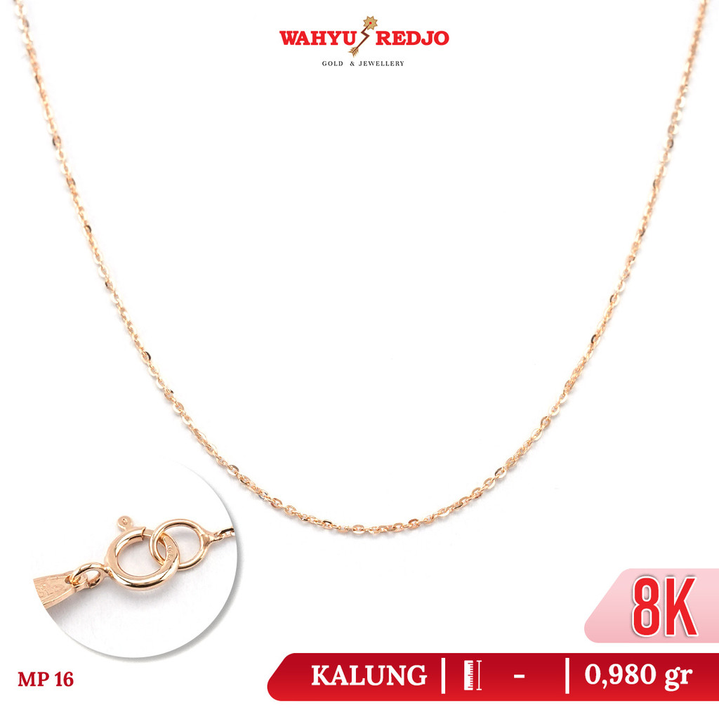 Kalung Serut Rt Fancy Emas Kadar 8K Wahyu Redjo Pameran