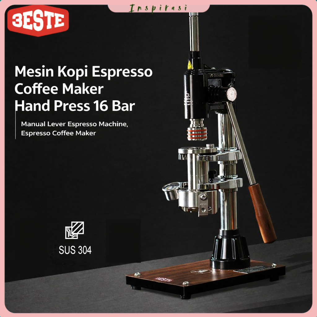 Trieste STARDUST Mesin Kopi Espresso Coffee Maker Hand Press 16 Bar - K001
