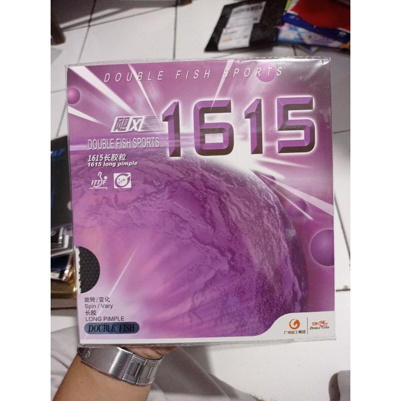 KARET TENIS MEJA BINTIK DOUBLEFISH 1615 ORIGINAL
