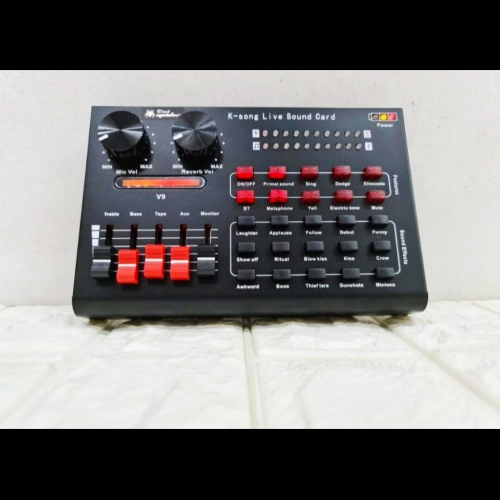 Mixer Soundcard Blackspider V9 Live