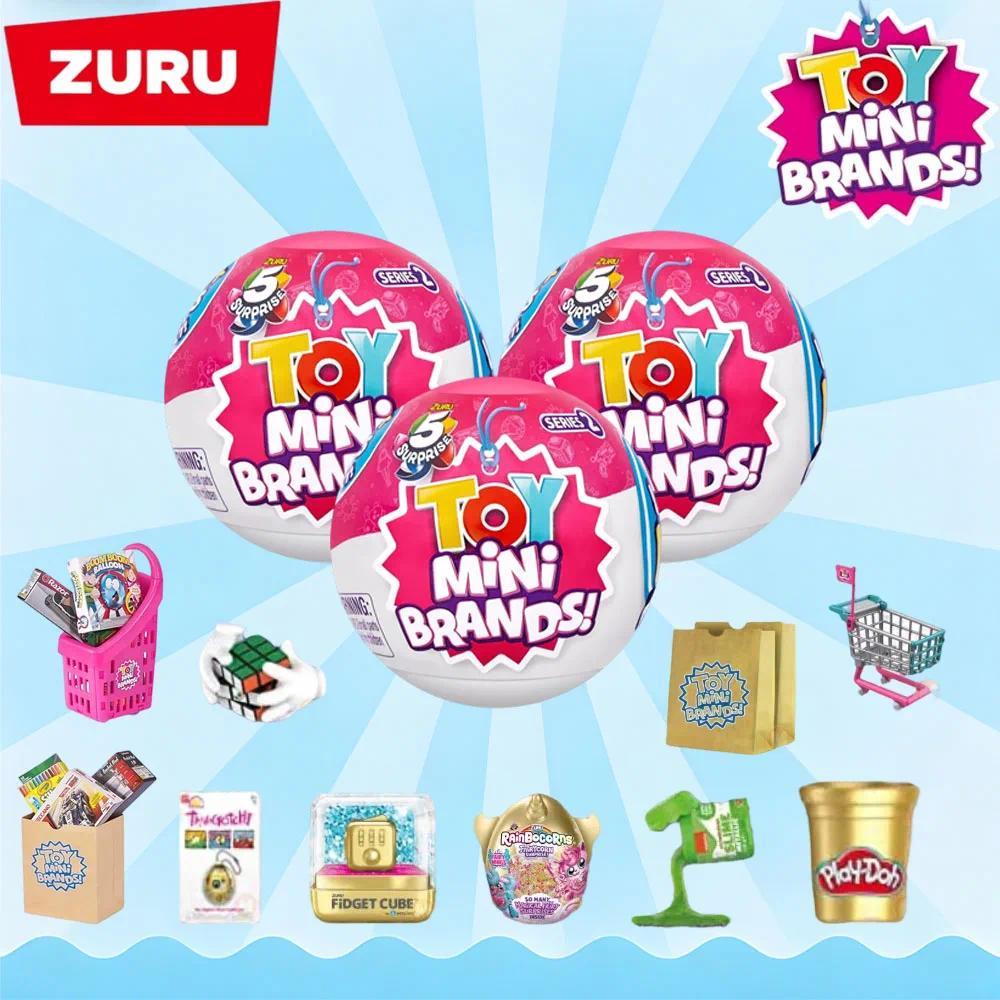 Zuru 5 Surprise Toy Mini Brands Supermarket  Mini Brands Series 2 Toys Mystery Capsule Real Miniatur
