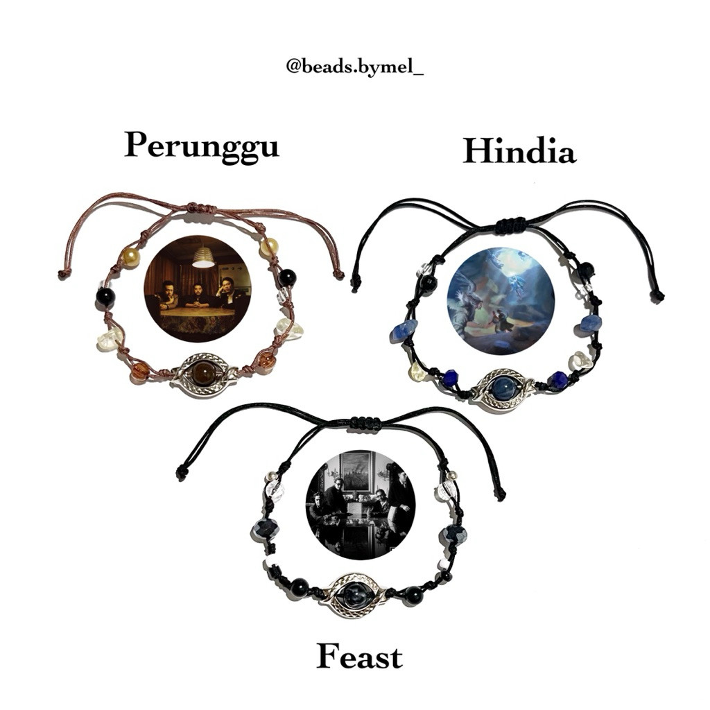 Hindia Bracelet | Gelang Hindia Baskara | Gelang Perunggu Bracelet Album Memorandum | Gelang Hindia 