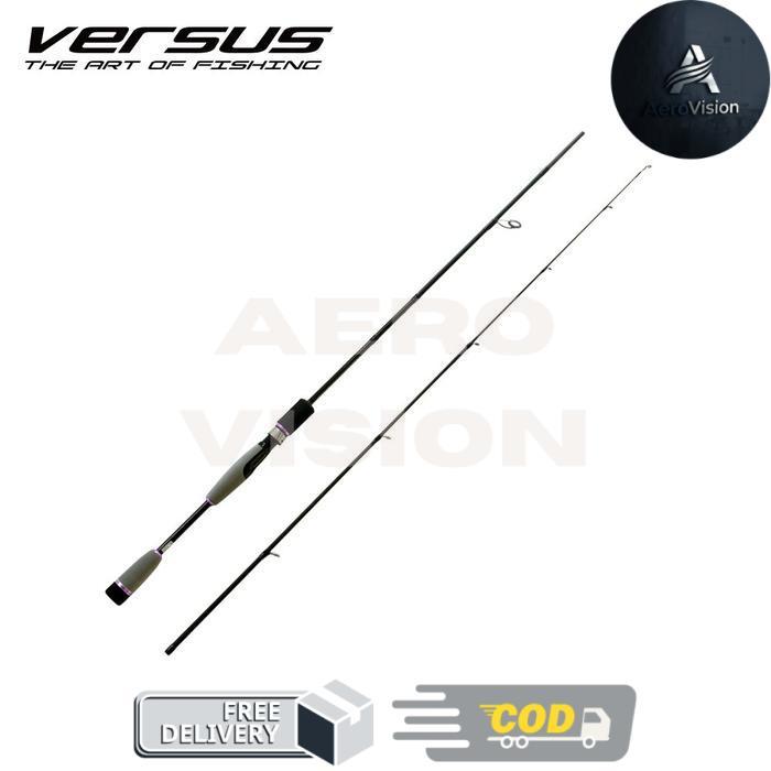 Joran Pancing Spinning Versus Black Hole 180cm Bahan Carbon Hollow Terbaik Mancing - 8-17lb