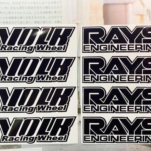 STICKER JDM TE37 VOLK RAYS COPY ORI 1:1 PROMO