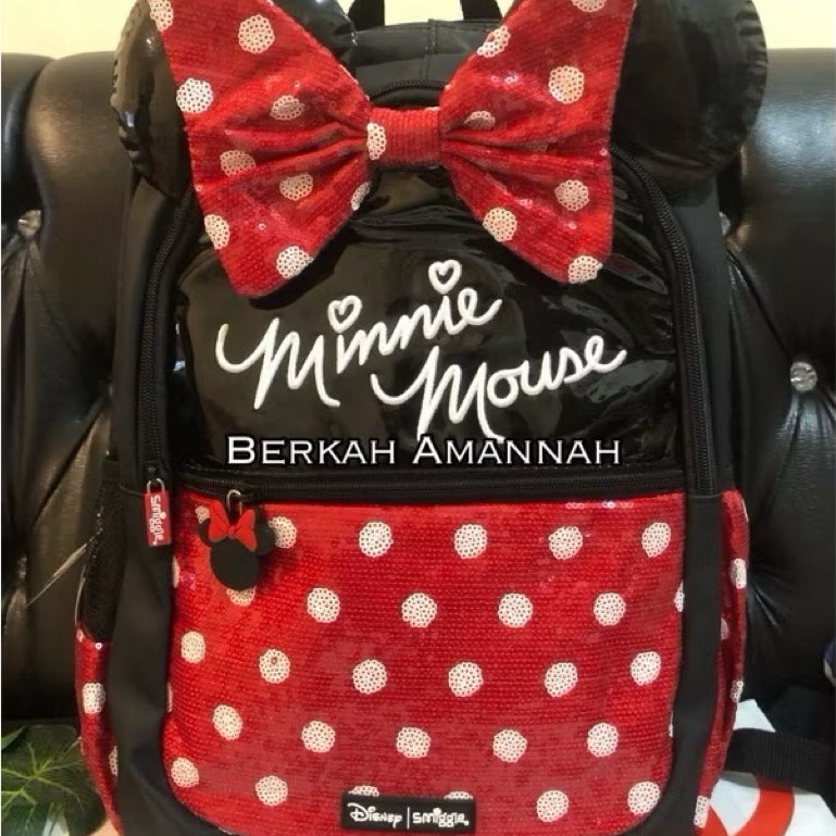 Tas backpack minnie mickey/Tas minnie pink/Tas minnie merah/Tas murah