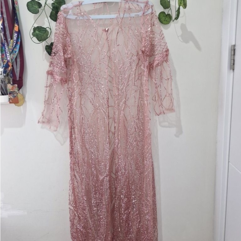 Kebaya outer Tulle Glitter panjang