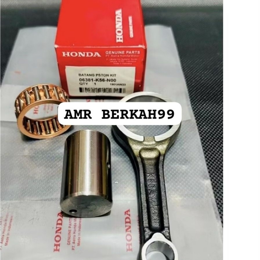 STANG SEHER K56 BATANG PISTON KIT HONDA CB150R Streetfire new (2015-2022) CBR150 K45 NEW LED (2016-2